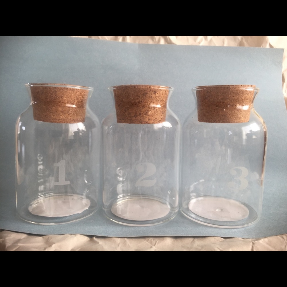 Threshold Glass Spice Jars set